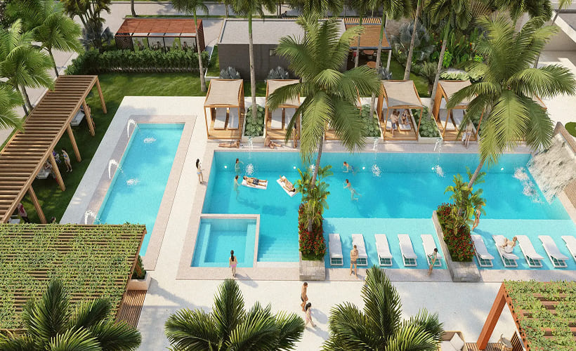 amenidades de Carex Barú Club lotes Cartagena